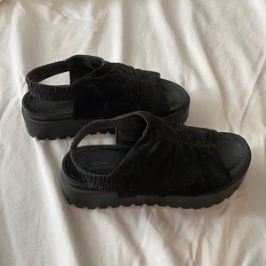 Urban Outfitters Suede Platform Sandals